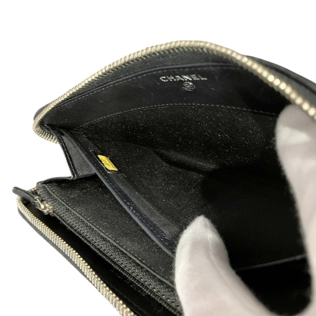 Chanel long wallet, lambskin - 7