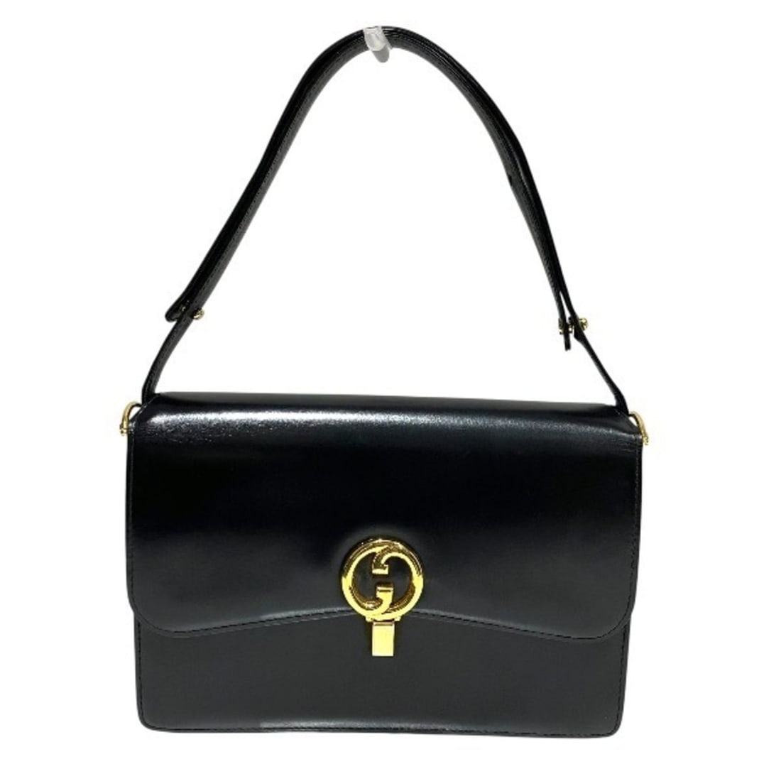Gucci Old Interlocking G Flap Handbag Shoulder Bag for Women: --- Catalog ---Category: SizeSize (HxWxD): 17cm x 26cm x 7cm / 6.69'' x 10.23'' x 2.75''Category: DesignType: Handbag, Shoulder bagColor: BlackGender: WomenMaterial: Leather Category: GeneralBrand: Gu