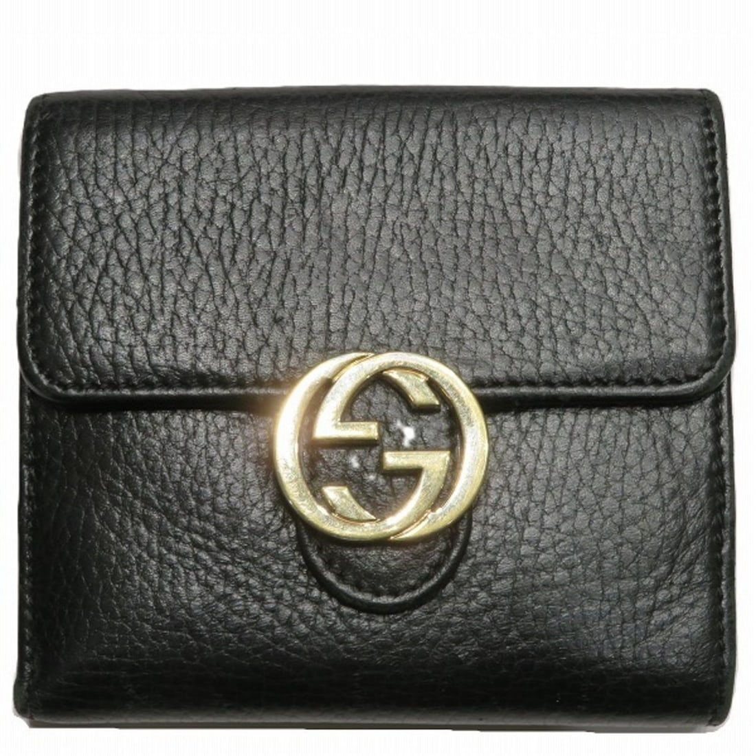 Gucci Interlocking G 615525 Tri-fold Wallet for Men and Women: --- Catalog ---Category: SizeSize (HxWxD): 11cm x 12cm x 2cm / 4.33'' x 4.72'' x 0.78''Category: DesignType: Wallet (tri-fold)Color: BlackGender: Men,WomenMaterial: Leather Category: GeneralBrand: Guc