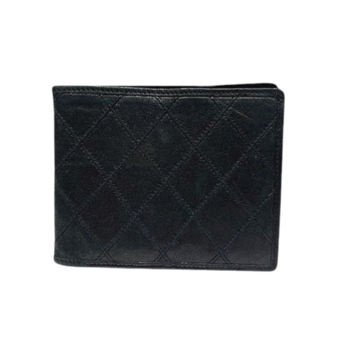 Chanel Bicolore Lambskin Bi-fold Wallet for Men: --- Catalog ---Category: SizeSize (HxWxD): 9cm x 11cm x 8cm / 3.54'' x 4.33'' x 3.14''Category: DesignType: Wallet (bi-fold)Color: BlackGender: MenMaterial: Leather Category: GeneralBrand: Chanel--- I