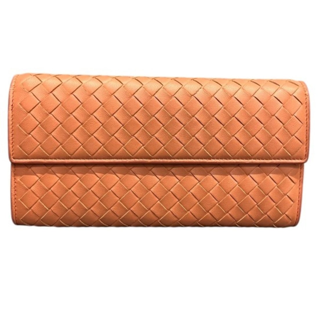 Bottega Veneta Intrecciato 150509 Pink Long Wallet for Women: --- Catalog ---Category: SizeSize (HxWxD): 10cm x 19cm x 2.5cm / 3.93'' x 7.48'' x 0.98''Category: DesignType: Coin purse/coin caseColor: Salmon pinkGender: WomenMaterial: Intrecciato Category: Genera