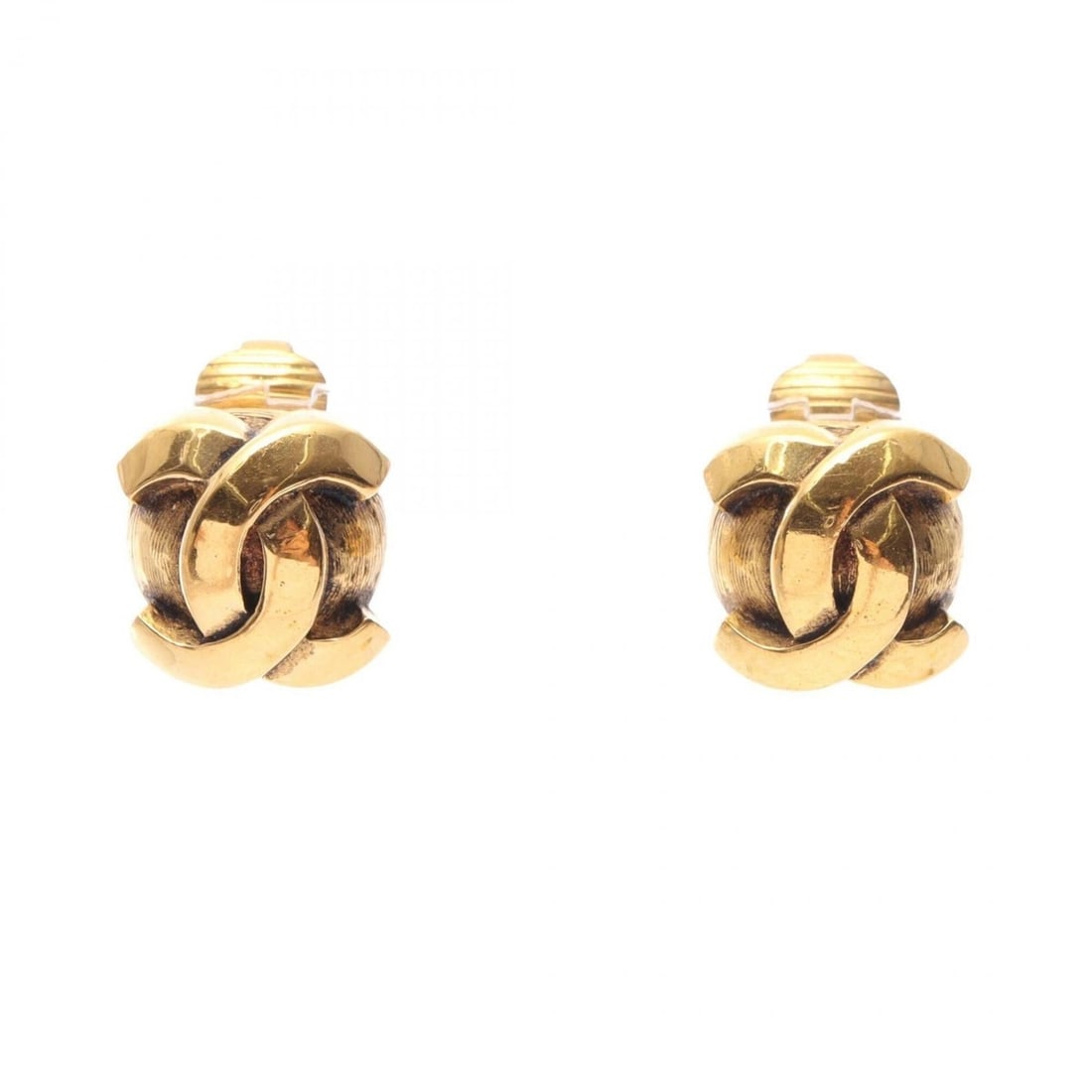 Chanel Coco Mark Vintage Earrings, Gold Plated (GP), Women's, Tone: --- Catalog ---Category: SizeSize (HxWxD): 15.00mm x 13.00mm / 0.59'' x 0.51''Category: DesignType: Clip earringsColor: GoldGender: WomenMaterial: Gold platingCategory: GeneralBrand: Chanel--- Item Li