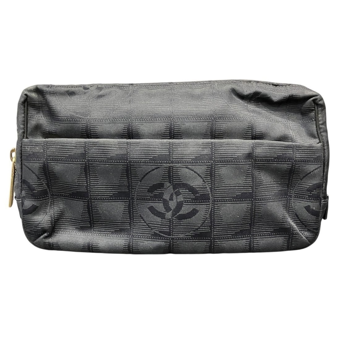 Chanel CHANEL waist bag, nylon and leather: --- Catalog ---Category: SizeSize (HxWxD): 12.5cm x 23.5cm x 4.5cm / 4.92'' x 9.25'' x 1.77''Category: DesignType: Fanny packColor: BlackGender: Women,MenMaterial: Nylon , Leather Category: GeneralBra