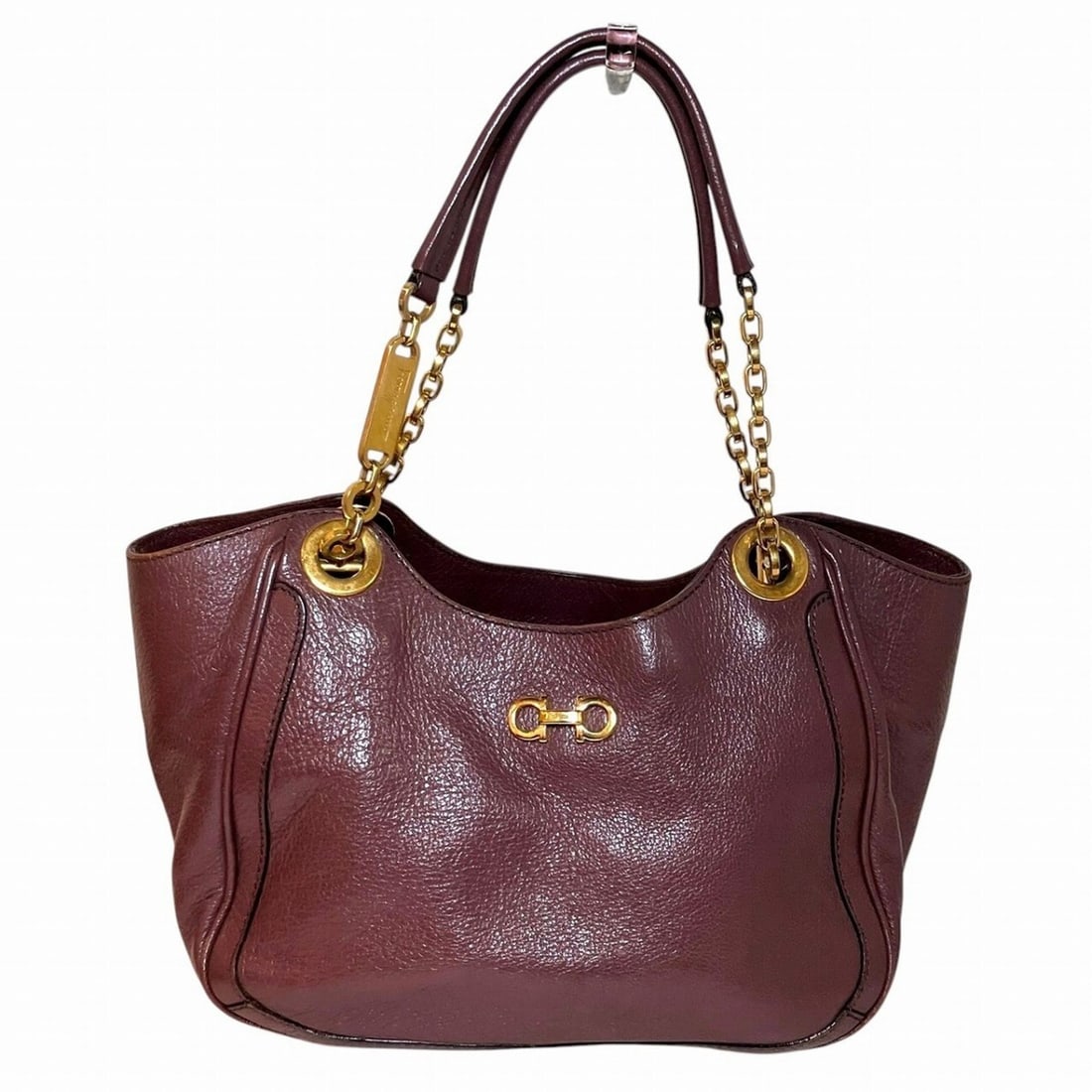 Salvatore Ferragamo handbag, double Gancini design, leather, AU-21 B992 (1 of 11)