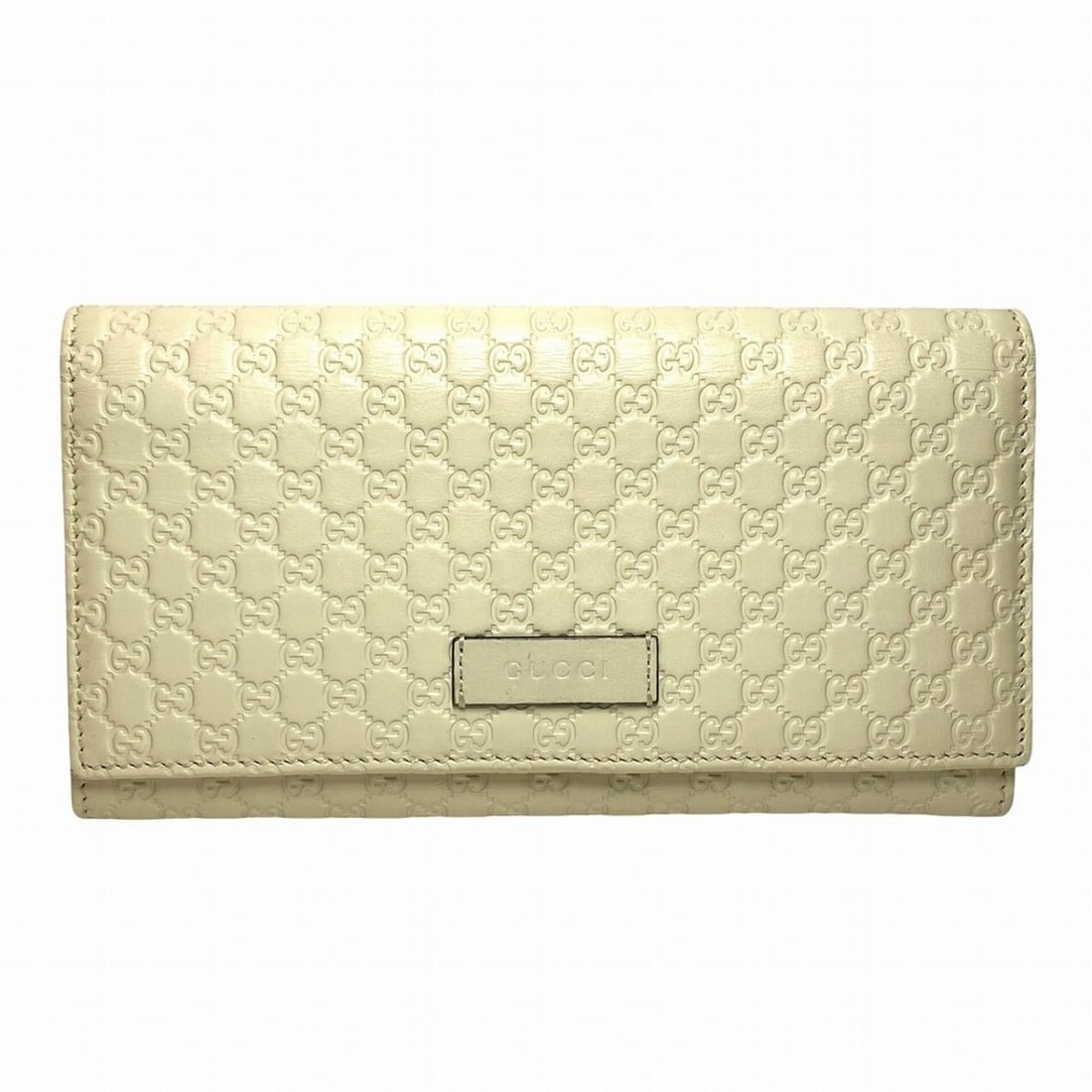 Gucci GUCCI Long Wallet Microguccissima Leather 449369: --- Catalog ---Category: SizeSize (HxWxD): 10cm x 19cm x 2cm / 3.93'' x 7.48'' x 0.78''Category: DesignType: Long wallet (bi-fold)Color: IvoryGender: Women,MenMaterial: Leather Category: GeneralMPN: 4