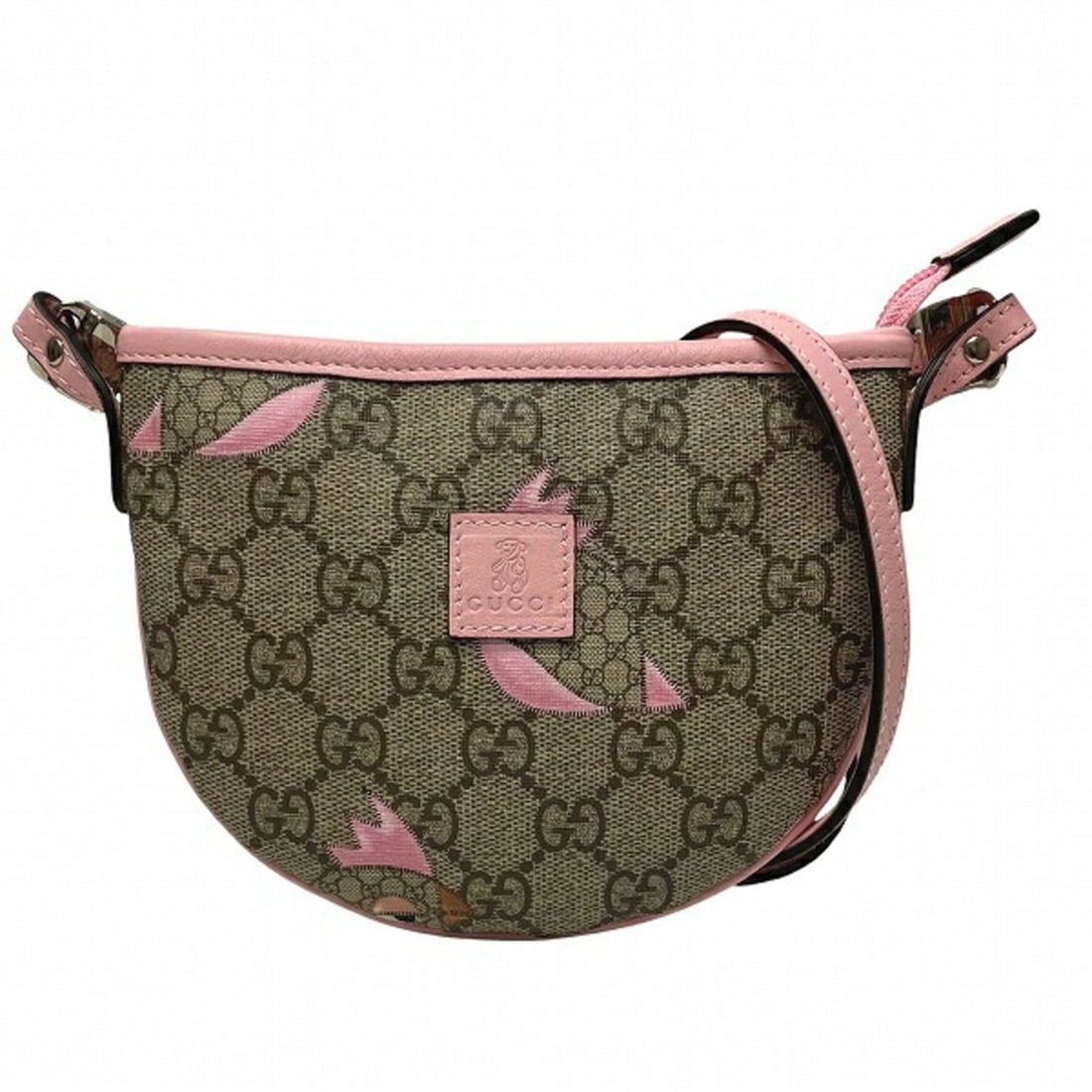 Gucci Children's ZOO Papagallo 297540 Pochette GG Supreme Handbag Shoulder Bag for Women: --- Catalog ---Category: SizeSize (HxWxD): 12.5cm x 16.5cm x 1.5cm / 4.92'' x 6.49'' x 0.59''Category: DesignType: Handbag, Pochette, Shoulder bagColor: Beige, PinkGender: WomenMaterial: GG Supreme ,