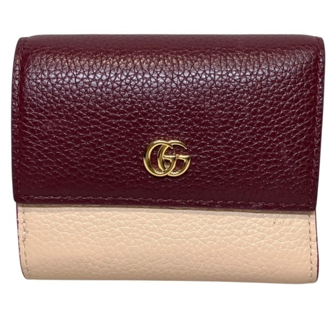 Gucci Double G Bicolor Mini Wallet 837957 Tri-fold for Women: --- Catalog ---Category: SizeSize (HxWxD): 8cm x 10cm x 3cm / 3.14'' x 3.93'' x 1.18''Category: DesignType: Wallet (tri-fold)Color: Brown, PinkGender: WomenMaterial: Leather Category: GeneralMPN: 8379