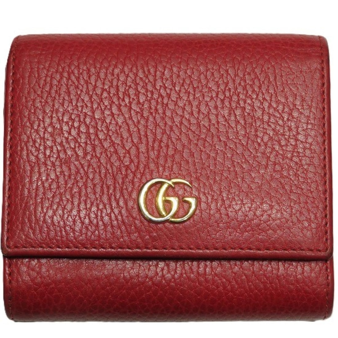 Gucci Double G Compact Wallet 598587 Bi-fold for Women: --- Catalog ---Category: SizeSize (HxWxD): 11cm x 11cm x 3cm / 4.33'' x 4.33'' x 1.18''Category: DesignType: Wallet (bi-fold)Color: Red colorGender: WomenMaterial: Leather Category: GeneralMPN: 598587