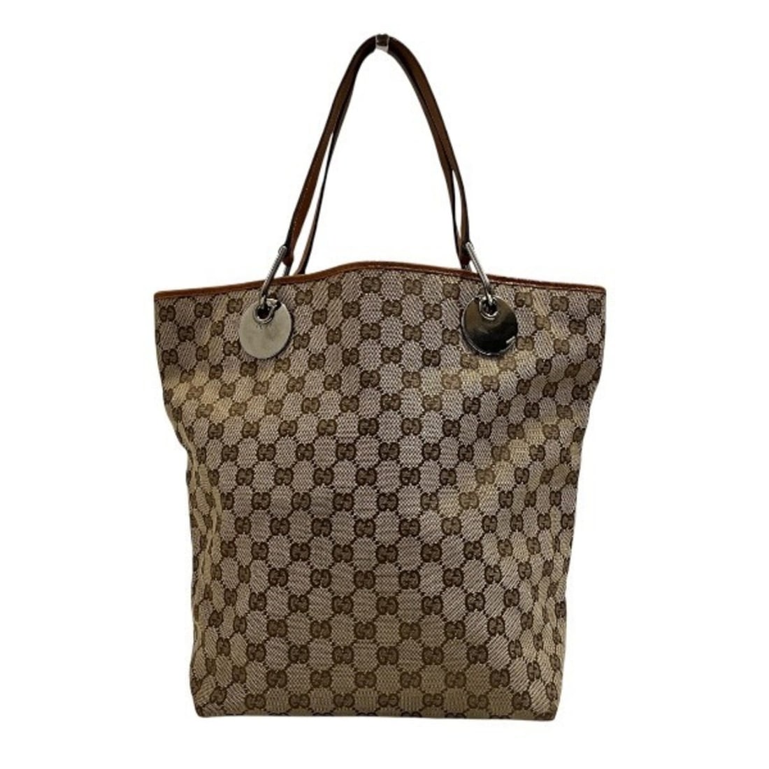 Gucci GG Canvas 120836 Handbag Tote Bag Shoulder for Women: --- Catalog ---Category: SizeSize (HxWxD): 30cm x 25cm x 11cm / 11.81'' x 9.84'' x 4.33''Category: DesignType: Handbag, Shoulder bag, Tote bagColor: Beige, OrangeGender: WomenMaterial: GG canvas Categ