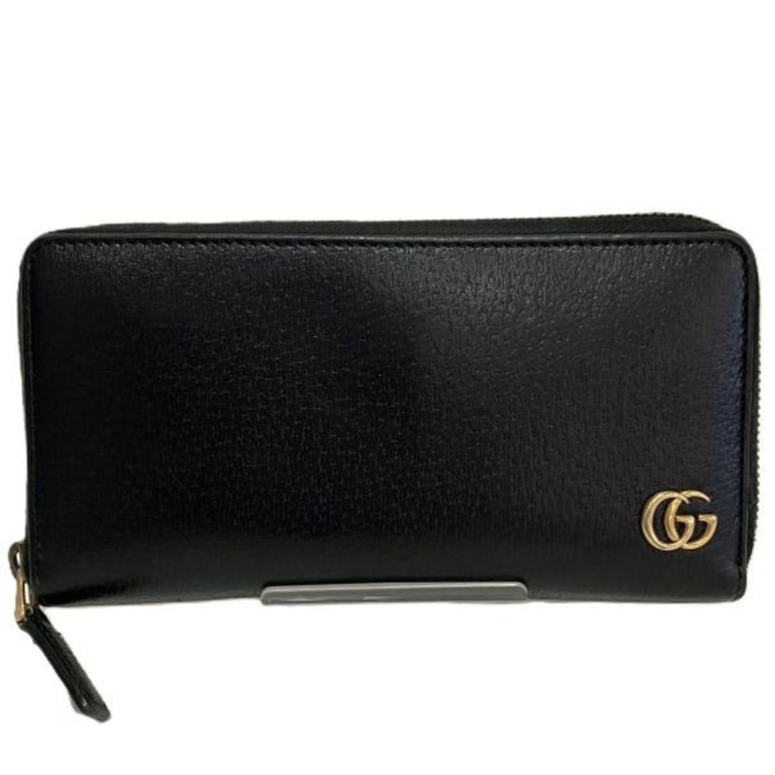 Gucci 428736 GG Marmont Leather Round Zip Long Wallet for Men: --- Catalog ---Category: SizeSize (HxWxD): 10cm x 19cm x 2.5cm / 3.93'' x 7.48'' x 0.98''Category: DesignType: Long wallet (bi-fold)Color: BlackGender: MenMaterial: Leather Category: GeneralMPN: 42873