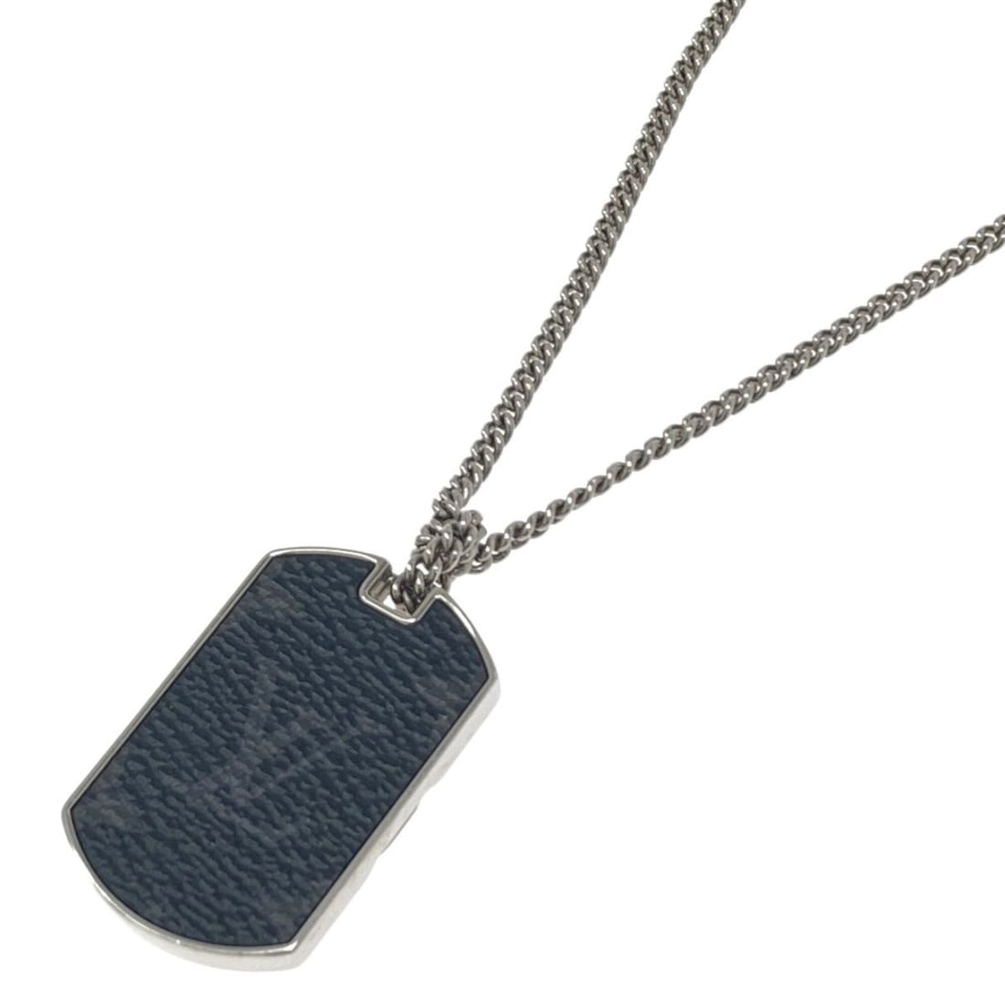 Louis Vuitton M63640 Collier Plaque Necklace, Monogram Eclipse/Metal, Women's: --- Catalog ---Category: SizeNeck Circumference: 65 cm / 25.59''Category: DesignColor: Black, Monogram EclipseGender: WomenMaterial: Monogram EclipseNecklace Type: NecklaceCategory: GeneralMPN: M63640