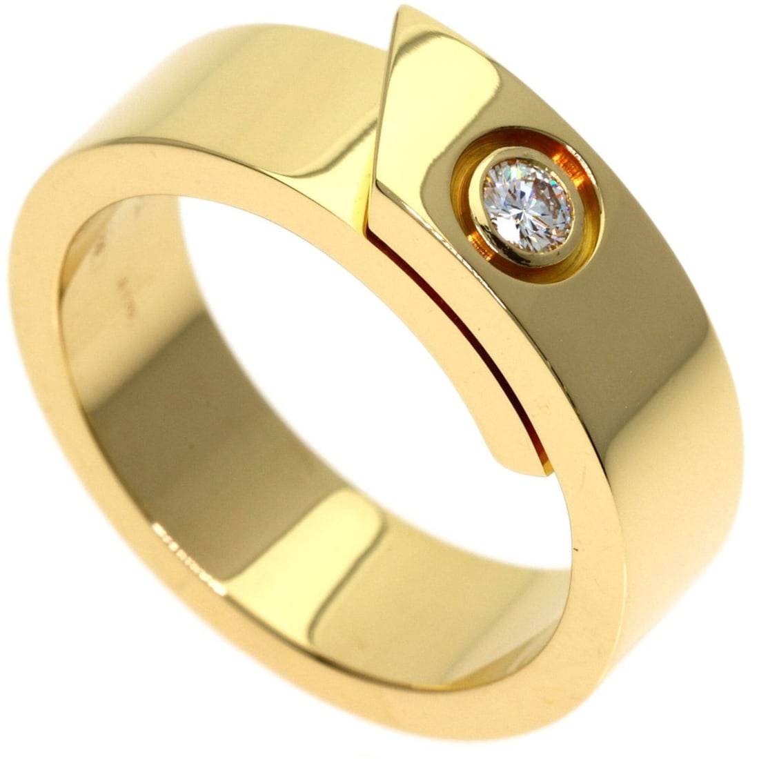 Cartier Anniversary Diamond Ring #51, 18K Yellow Gold, Women's: --- Catalog ---Category: SizeJP Size: 11US Size: 6Category: DesignType: Band ringStone: DiamondGender: WomenMaterial: Yellow gold (18K)Category: GeneralBrand: Cartier--- Item List ---Section: Conditio