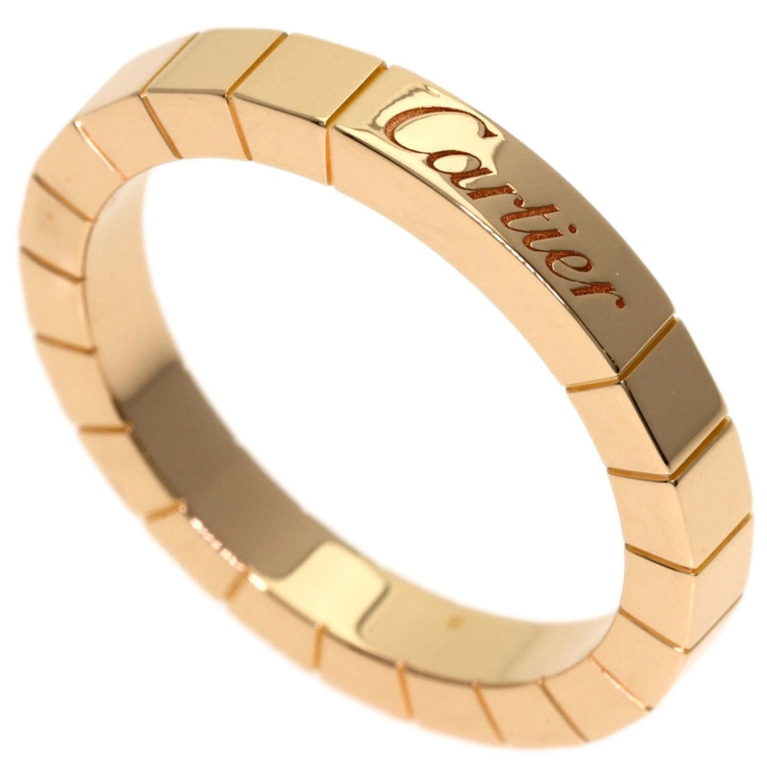 Cartier Lanieres #54 Ring, 18K Pink Gold, Women's: --- Catalog ---Category: SizeJP Size: 14US Size: 7Category: DesignType: Band ringGender: WomenMaterial: Pink gold (18K)Category: GeneralBrand: Cartier--- Item List ---Section: ConditionRanking: Rank A