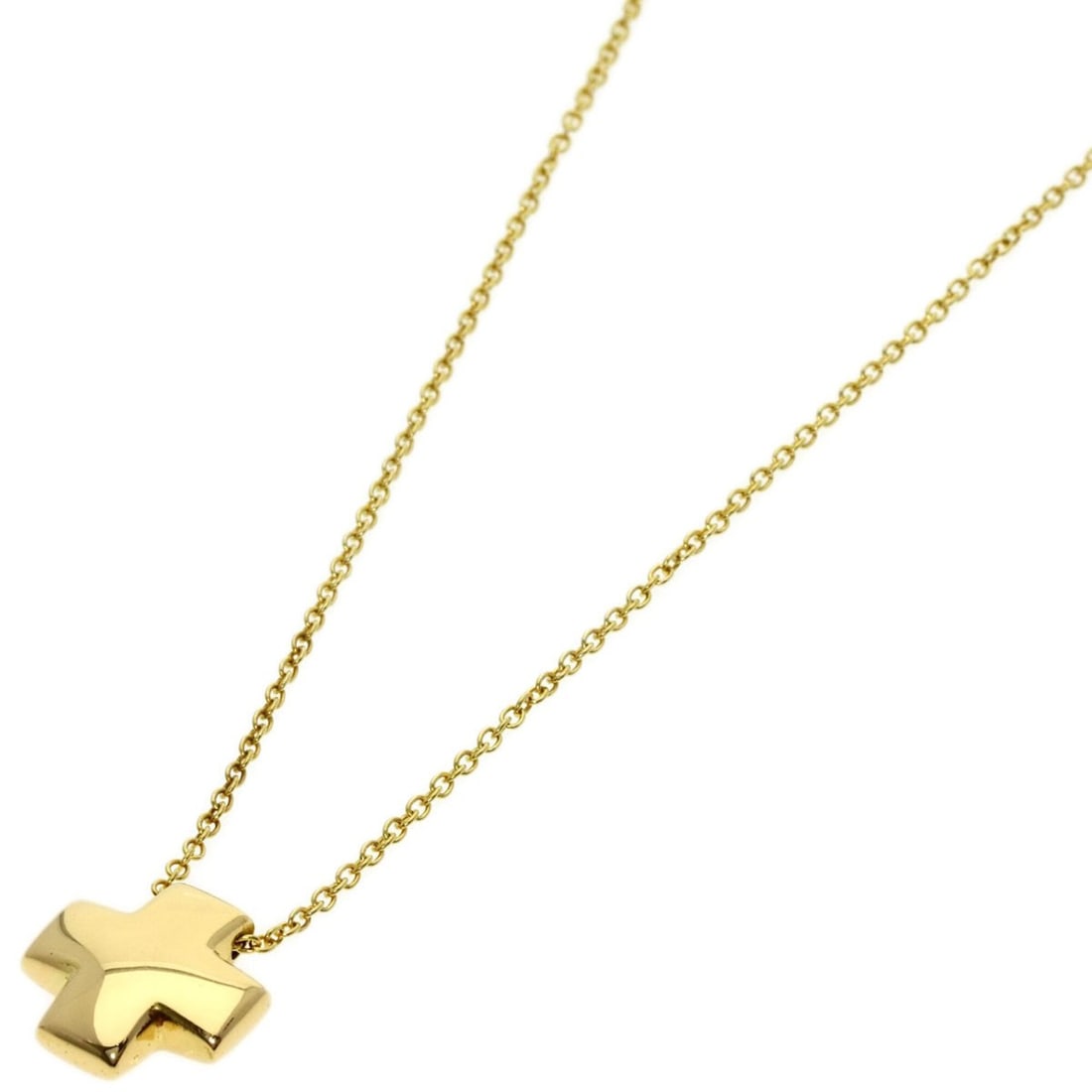 Tiffany Roman Cross Necklace, 18K Yellow Gold, Women's: --- Catalog ---Category: SizePendant Size: 11.1mm x 11.1mm / 0.43'' x 0.43''Neck Circumference: 40.5 cm / 15.94''Category: DesignGender: WomenMaterial: Yellow gold (18K)Necklace Type: NecklaceCategory
