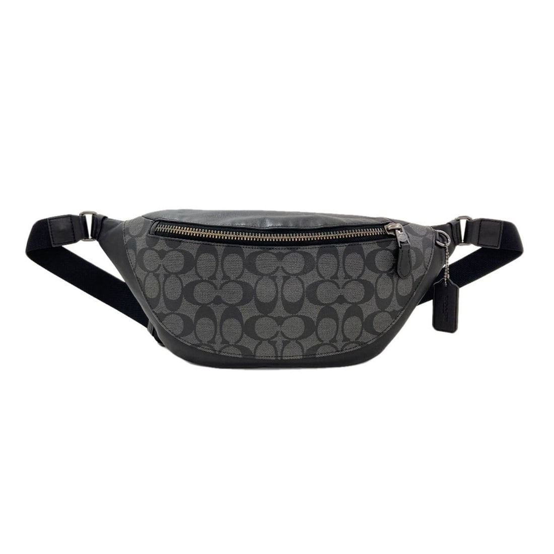 Coach F78777 Signature Body Bag, PVC, Women's: --- Catalog ---Category: SizeSize (HxWxD): 17.5cm x 35cm x 1cm / 6.88'' x 13.77'' x 0.39''Strap Length: 38cm - 93.5cm / 14.96'' - 36.81''Category: DesignType: Sling bagColor: BlackGender: Men,WomenClo
