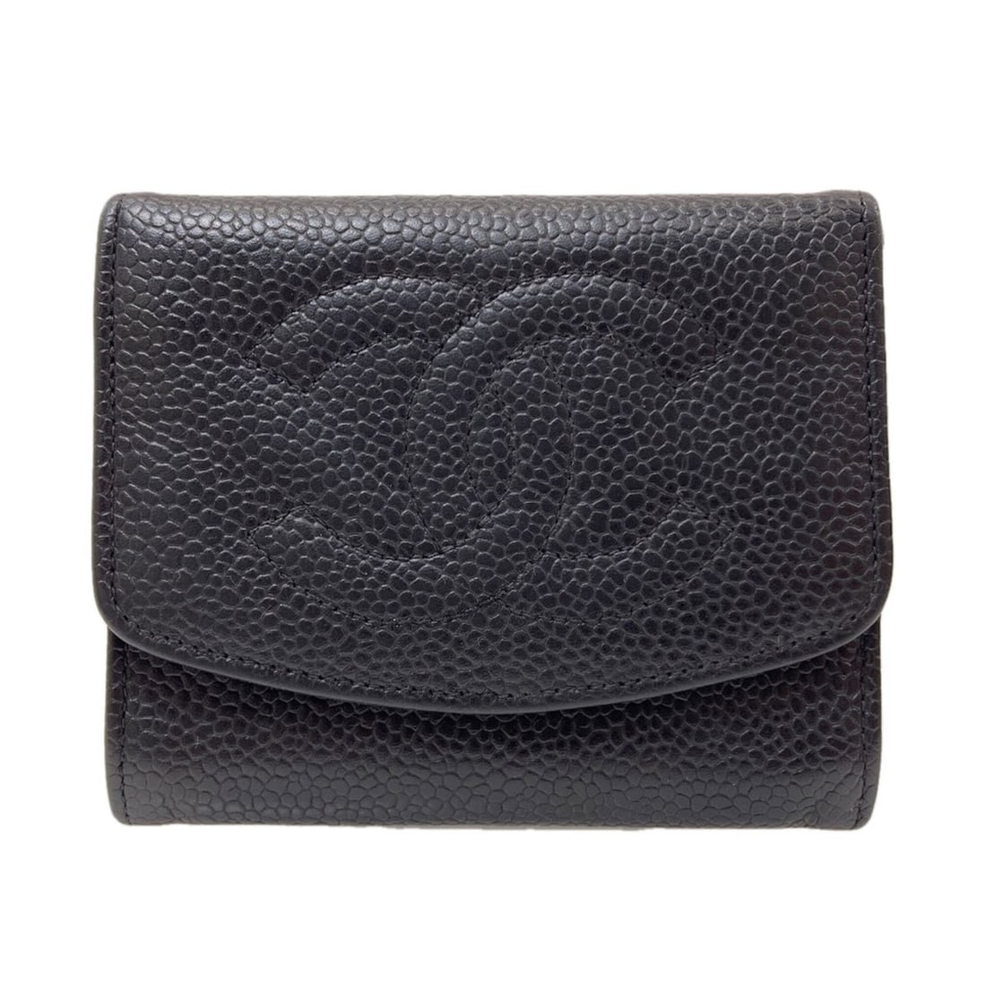 Chanel Coco Mark Stitch Gold Hardware Coin Case, Grained Calfskin, Women's: --- Catalog ---Category: SizeSize (HxWxD): 8cm x 9.5cm x 1cm / 3.14'' x 3.74'' x 0.39''Category: DesignColor: BlackGender: WomenMaterial: Leather Category: GeneralBrand: Chanel--- Item List ---Section