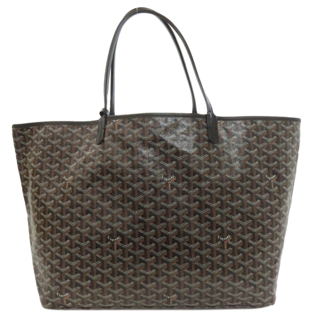 Goyard Saint Louis GM Tote Bag, Coated Canvas, Women's: --- Catalog ---Category: SizeSize (HxWxD): 32cm x 40cm x 19cm / 12.59'' x 15.74'' x 7.48''Category: DesignType: Tote bagColor: Black, BrownGender: WomenMaterial: Coated canvas Category: GeneralBrand: 
