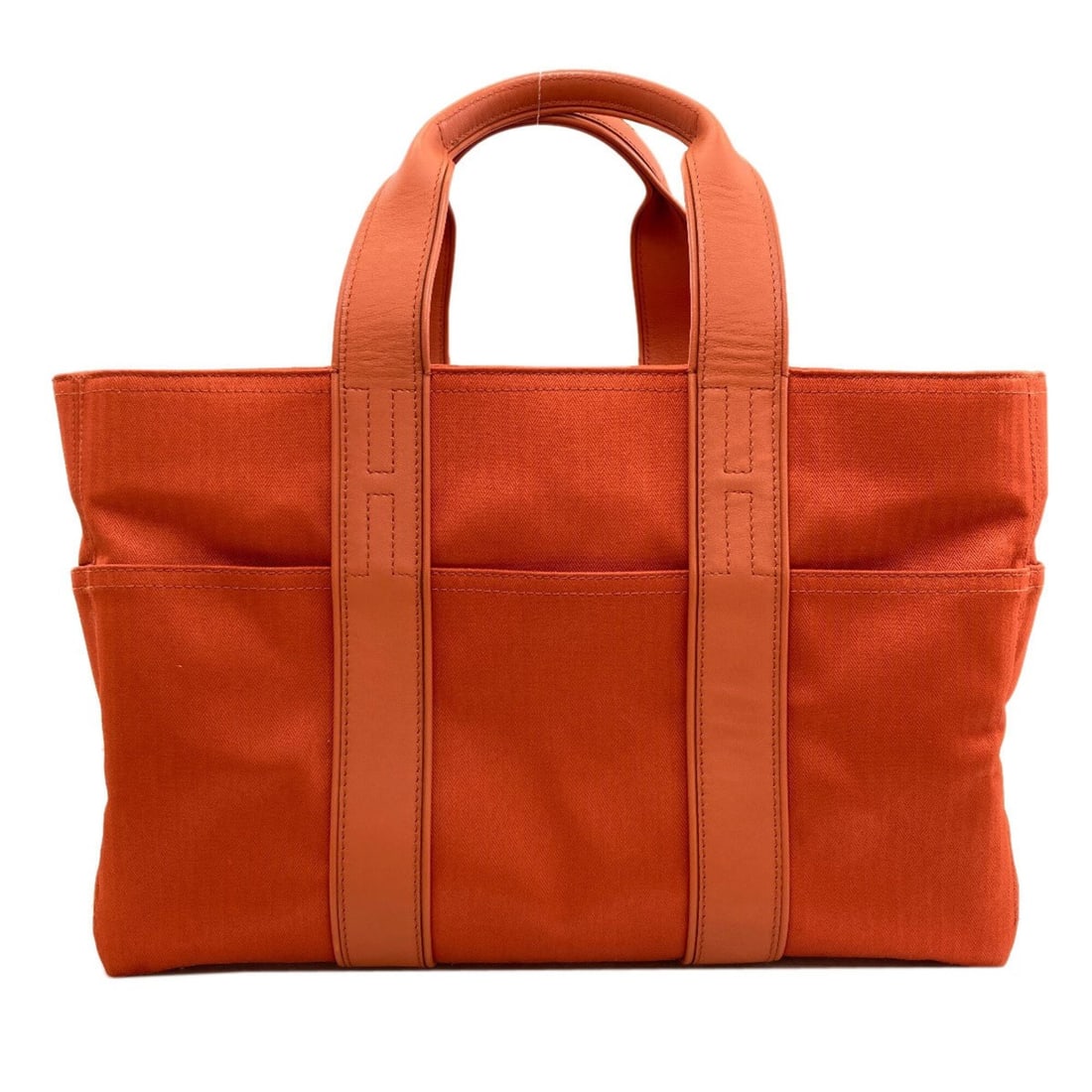 Hermes Acapulco Tote Bag, Cotton/Polyester, Women's: --- Catalog ---Category: SizeSize (HxWxD): 23cm x 36cm x 17cm / 9.05'' x 14.17'' x 6.69''Category: DesignType: Tote bagColor: OrangeGender: WomenMaterial: Cotton , Polyester Category: GeneralBrand: He