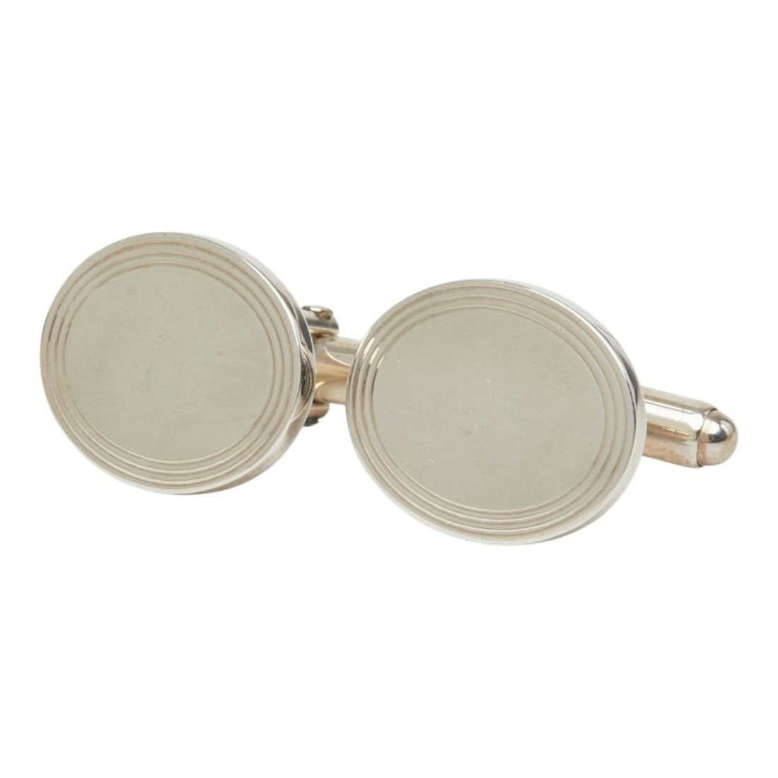 Tiffany & Co. Oval Cufflinks, SV925 Silver, Women's Cufflinks (1 of 10)