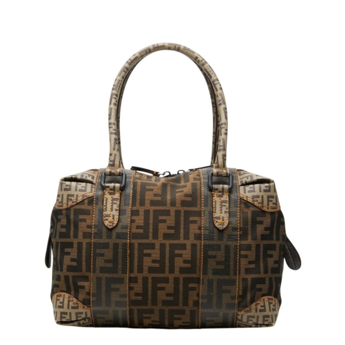 Fendi Zucca Zucchino Handbag 8BL095 Brown Beige Canvas Leather Women's FENDI: --- Catalog ---Category: SizeSize (HxWxD): 18.5cm x 27.5cm x 12.5cm / 7.28'' x 10.82'' x 4.92''Category: DesignType: HandbagColor: Beige, BrownGender: WomenMaterial: Zucca Category: GeneralMPN: 8BL095