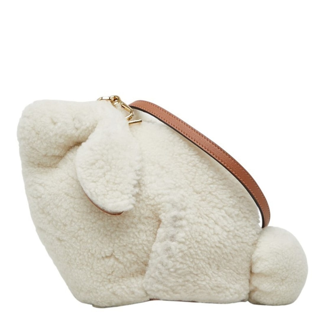 Loewe Bunny Mini Shoulder Bag Crossbody Rabbit Off-White Fleece Leather Women's LOEWE: --- Catalog ---Category: SizeSize (HxWxD): 16cm x 17cm x 10cm / 6.29'' x 6.69'' x 3.93''Category: DesignType: Shoulder bagColor: Off-whiteGender: WomenMaterial: Leather Category: GeneralBrand: Loewe--