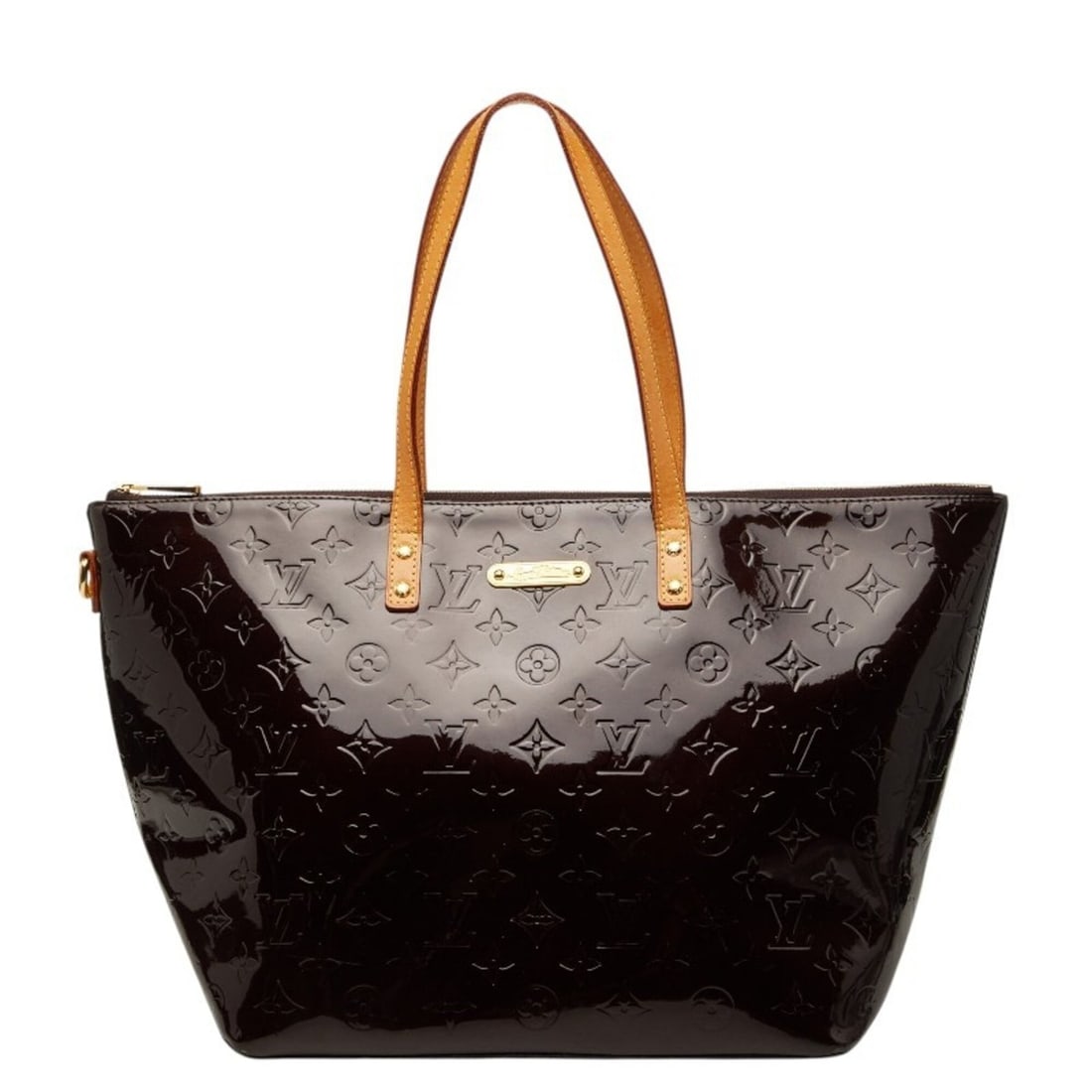 Louis Vuitton Monogram Vernis Bellevue GM Handbag Tote Bag M93589 Amarante Purple Patent Leather: --- Catalog ---Category: SizeSize (HxWxD): 26cm x 45cm x 19cm / 10.23'' x 17.71'' x 7.48''Category: DesignType: Handbag, Tote bagColor: Amarante, PurpleGender: WomenMaterial: Patent leather Category: 