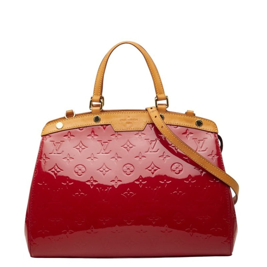 Louis Vuitton Monogram Vernis Blair MM Handbag Shoulder Bag 2WAY M91798 Rose Indien Patent Leather (1 of 12)