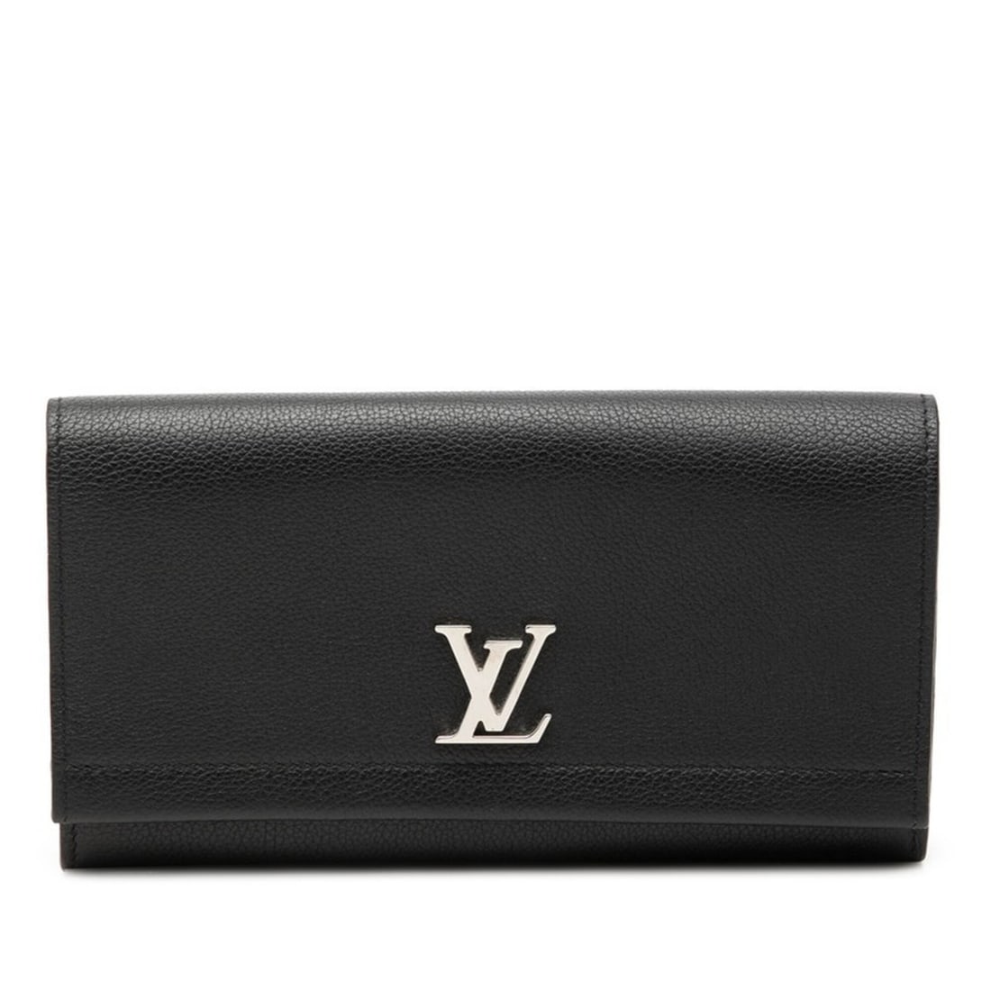 Louis Vuitton Portefeuille Lockme 2 Long Wallet M62329 Black Leather Women's LOUIS VUITTON (1 of 10)