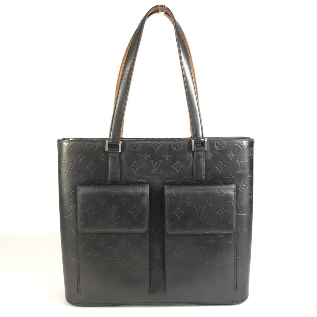 LOUIS VUITTON M55105 Monogram Matte Wilwood Bag, Handbag, Shoulder Tote Leather, Men's, Women's,: --- Catalog ---Category: SizeSize (HxWxD): 31cm x 35.5cm x 10cm / 12.2'' x 13.97'' x 3.93''Category: DesignType: Handbag, Shoulder bag, Tote bagColor: NavyGender: Men,Women,UnisexMaterial: Monogram Ma