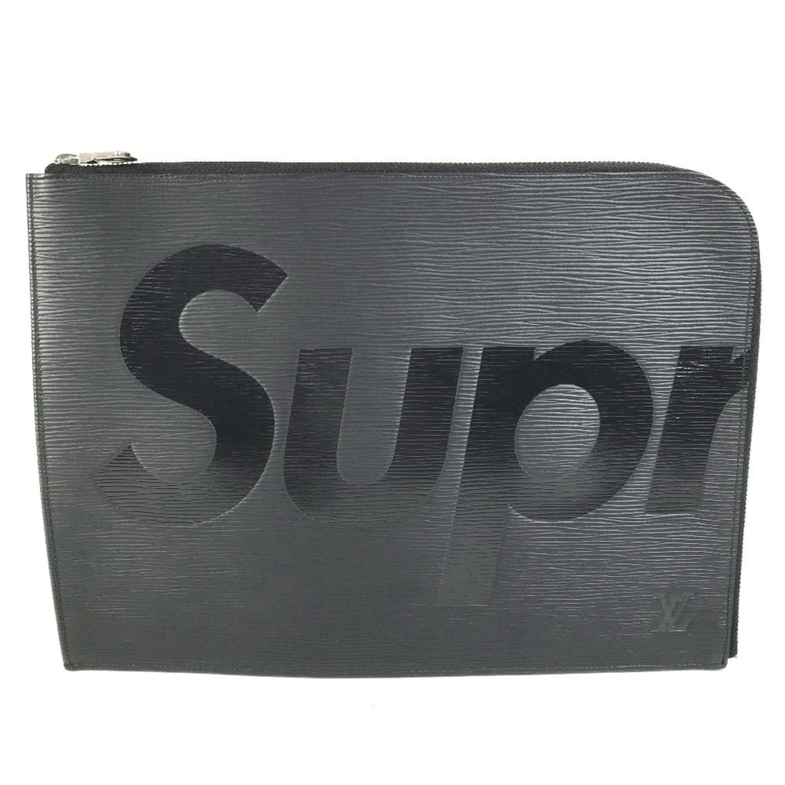 LOUIS VUITTON M67754 Epi Supreme Pochette Jour GM Black clutch bag, handbag, pouch, leather, men's,: --- Catalog ---Category: SizeSize (HxWxD): 24.5cm x 33.5cm / 9.64'' x 13.18''Category: DesignType: Clutch bag, Handbag, PochetteColor: Black, NoirGender: MenMaterial: Epi leather Category: GeneralLine