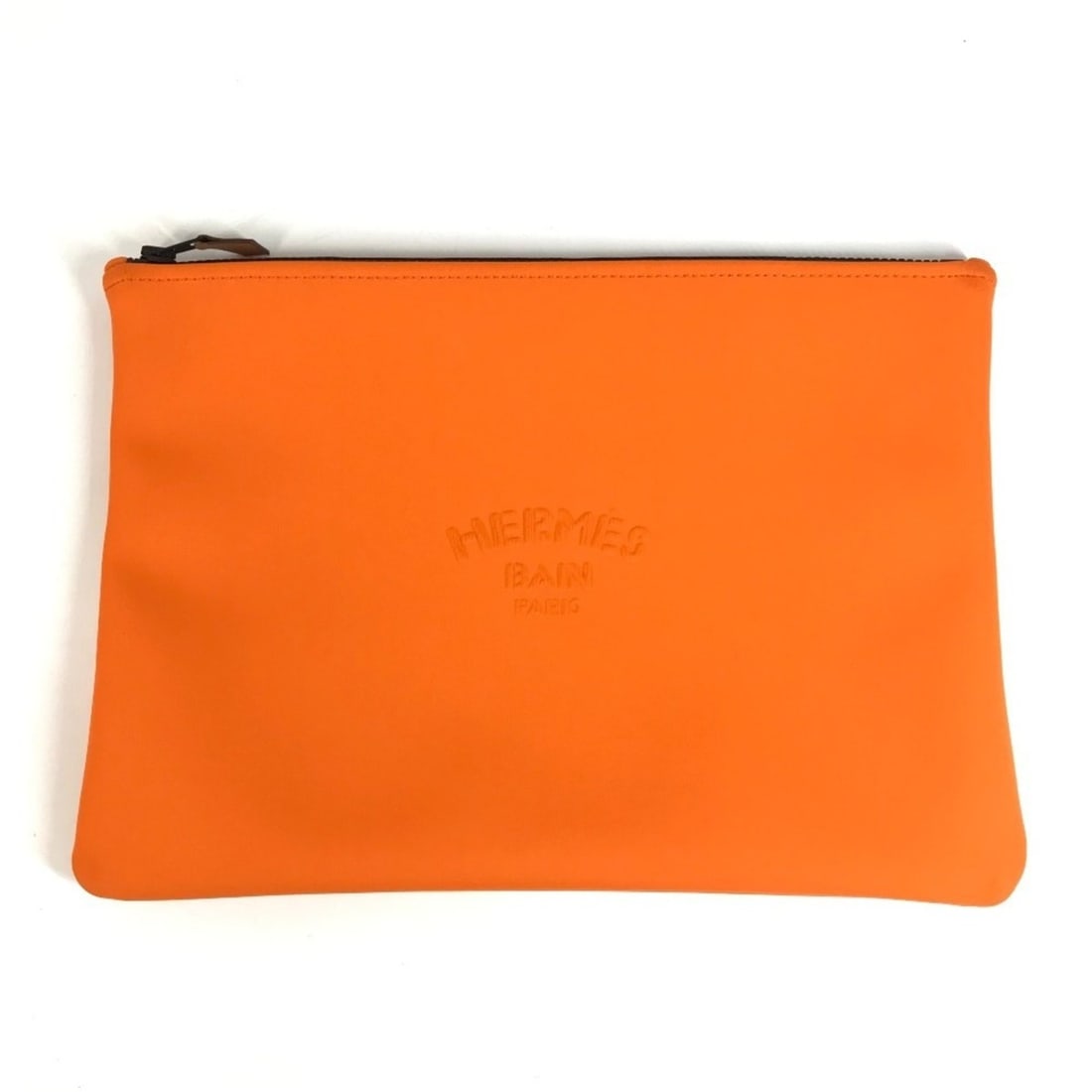 HERMES Hermes Trouse Toilette Neoban GM Clutch Bag, Makeup Pouch, Multi-purpose Handbag, Polyamide,: --- Catalog ---Category: DesignType: Clutch bag, HandbagColor: OrangeGender: Men,Women,UnisexMaterial: Polyamide Category: GeneralBrand: HermesCountry of Origin: France--- Item List ---Section: Condit