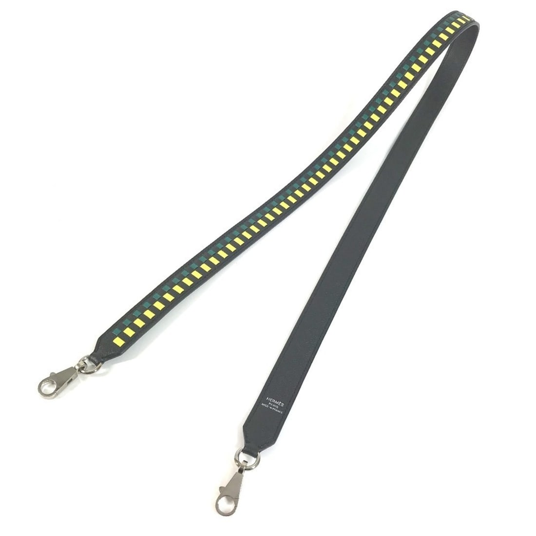 HERMES Hermes Bandoulière Tressage de Cuir Accessory Shoulder Strap Epsom Leather Men's Women's: --- Catalog ---Category: SizeHandle/Strap Length: 111cm / 43.7''Category: DesignType: StrapGender: Men,Women,UnisexCategory: GeneralBrand: HermesCountry of Origin: France--- Item List ---Section: Cond