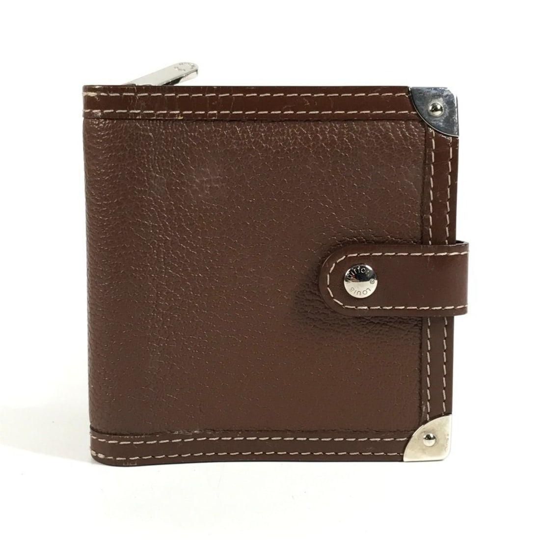LOUIS VUITTON M91965 Suhali Compact Zip Wallet, Bi-fold Leather, Women's, Brown (1 of 15)
