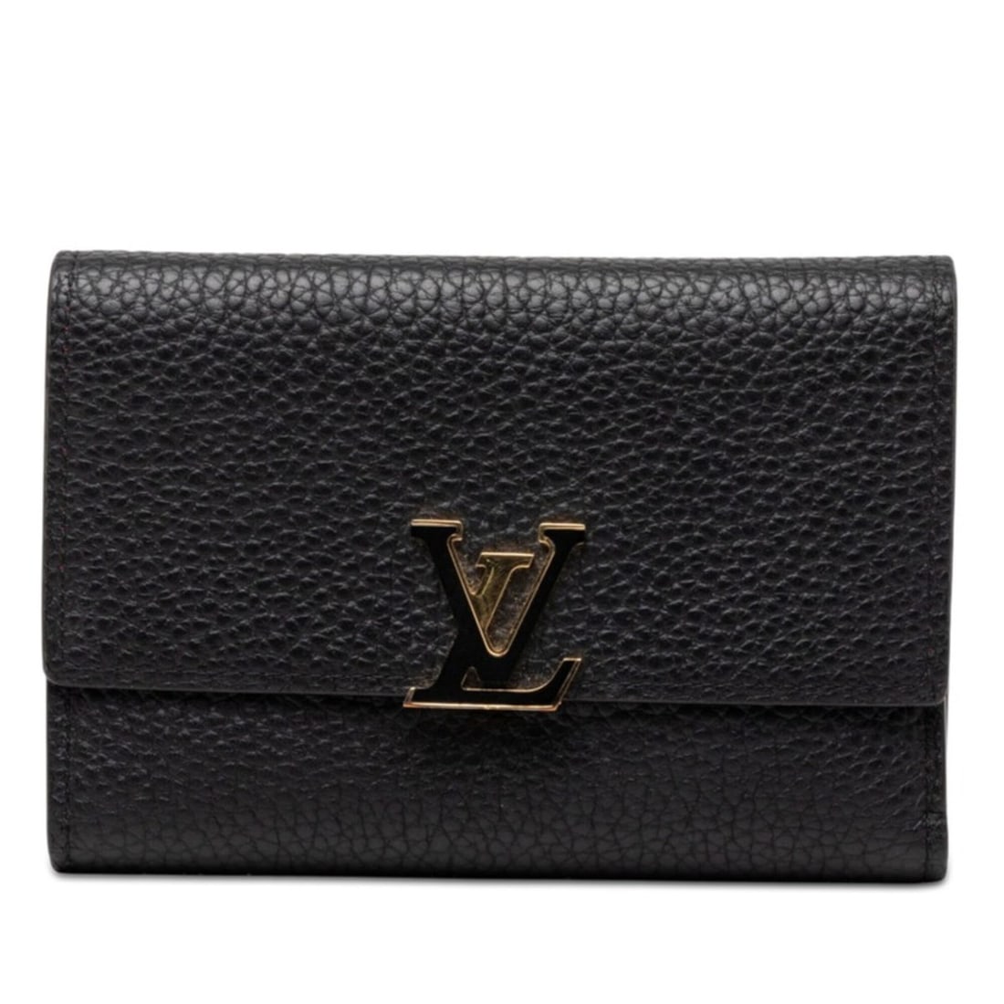 Louis Vuitton Portefeuille Capucines Compact Tri-fold Wallet M62157 Noir Black Hot Pink Taurillon: --- Catalog ---Category: SizeSize (HxWxD): 9cm x 13.5cm x 1cm / 3.54'' x 5.31'' x 0.39''Category: DesignType: Wallet (tri-fold)Color: Black, Hot pink, NoirGender: WomenCategory: GeneralMPN: M62157Bran