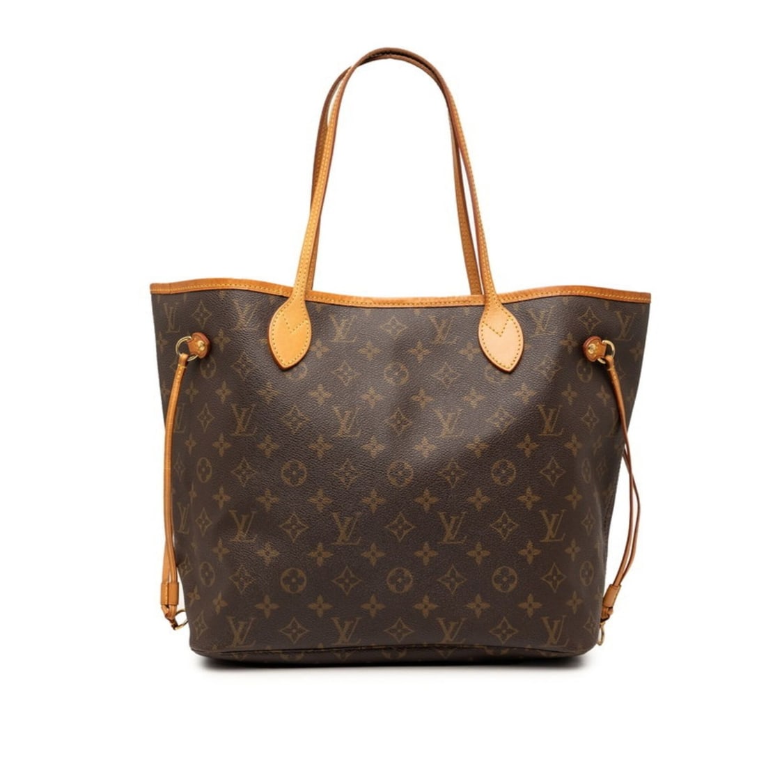 Louis Vuitton Monogram Neverfull MM Shoulder Bag Tote M40156 Brown Leather Women's LOUIS VUITTON (1 of 9)