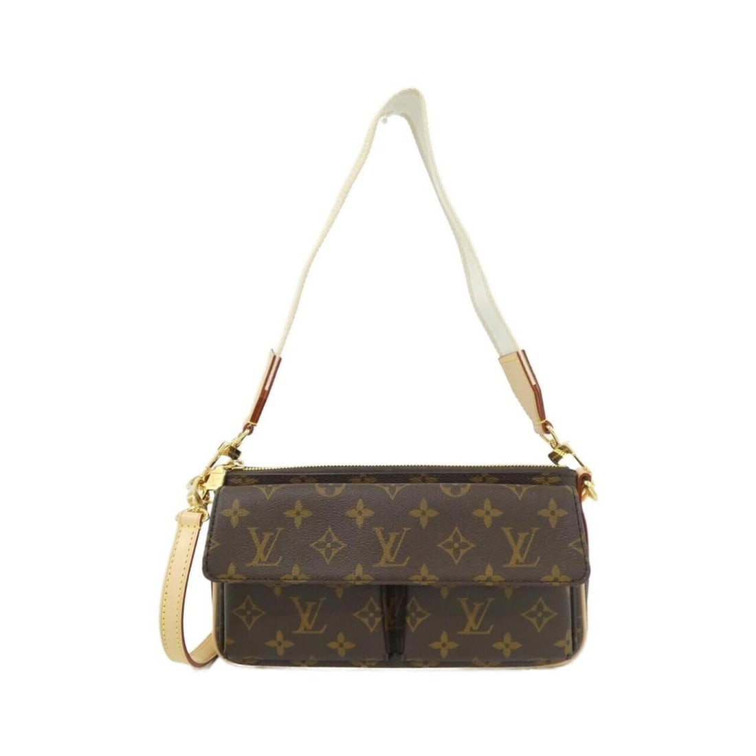 Louis Vuitton Monogram Vivacite M46999 Shoulder Bag: --- Catalog ---Category: SizeSize (HxWxD): 15cm x 25cm x 8cm / 5.9'' x 9.84'' x 3.14''Category: DesignType: Shoulder bagColor: MarronGender: WomenMaterial: Coated canvas Hardware Color: GoldCategory: 