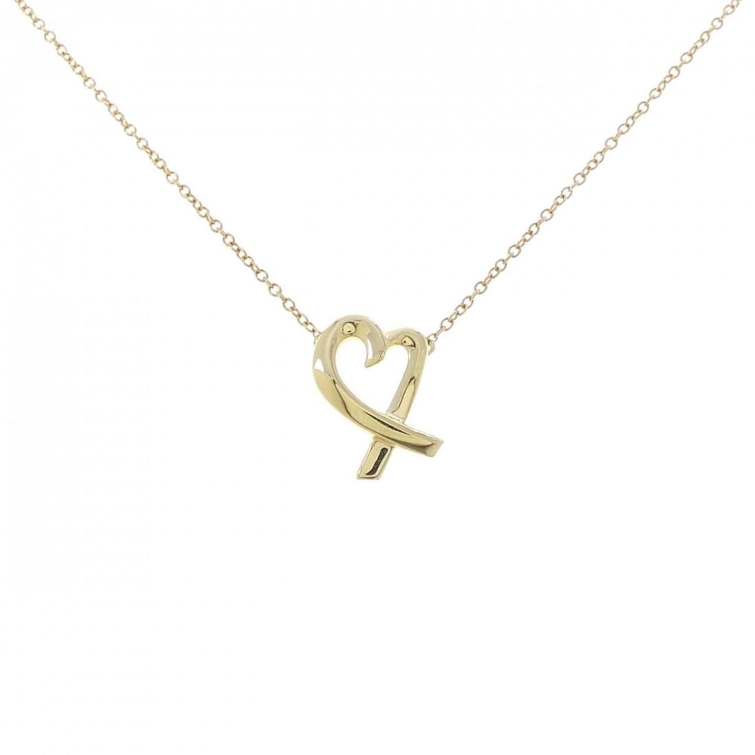 Tiffany Loving Heart Necklace: --- Catalog ---Category: SizePendant Size: 13.6mm x 9.8mm / 0.53'' x 0.38''Neck Circumference: 44 cm / 17.32''Category: DesignGender: WomenMaterial: Yellow gold (18K)Pendant Type: PendantNecklace