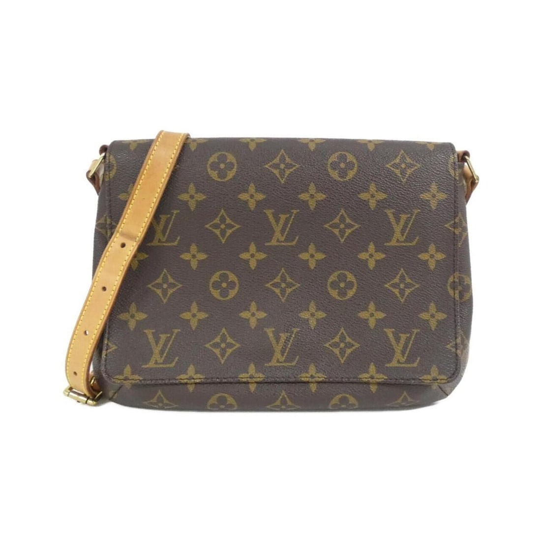 Louis Vuitton Monogram Musette Tango M51257 Shoulder Bag: --- Catalog ---Category: SizeSize (HxWxD): 19cm x 24cm x 5cm / 7.48'' x 9.44'' x 1.96''Category: DesignType: Shoulder bagColor: MarronGender: WomenMaterial: Coated canvas Hardware Color: GoldCategory: