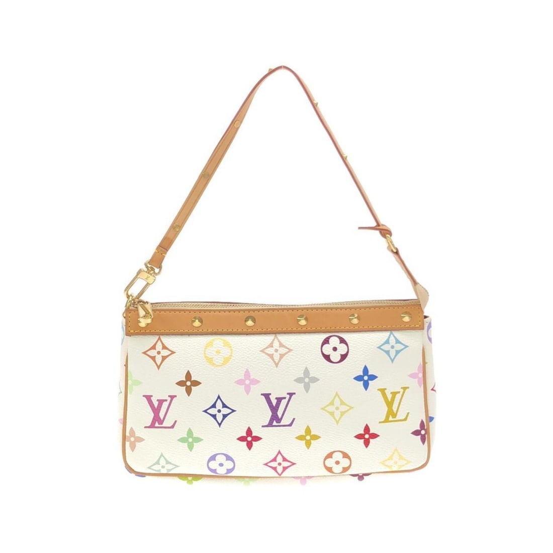 Louis Vuitton Multicolor Pochette Accessoires M92649 Accessory Pouch: --- Catalog ---Category: SizeSize (HxWxD): 13cm x 22cm x 4cm / 5.11'' x 8.66'' x 1.57''Category: DesignType: Pochette, PouchColor: WhiteGender: Men,WomenMaterial: Coated canvas Hardware Color: GoldCat