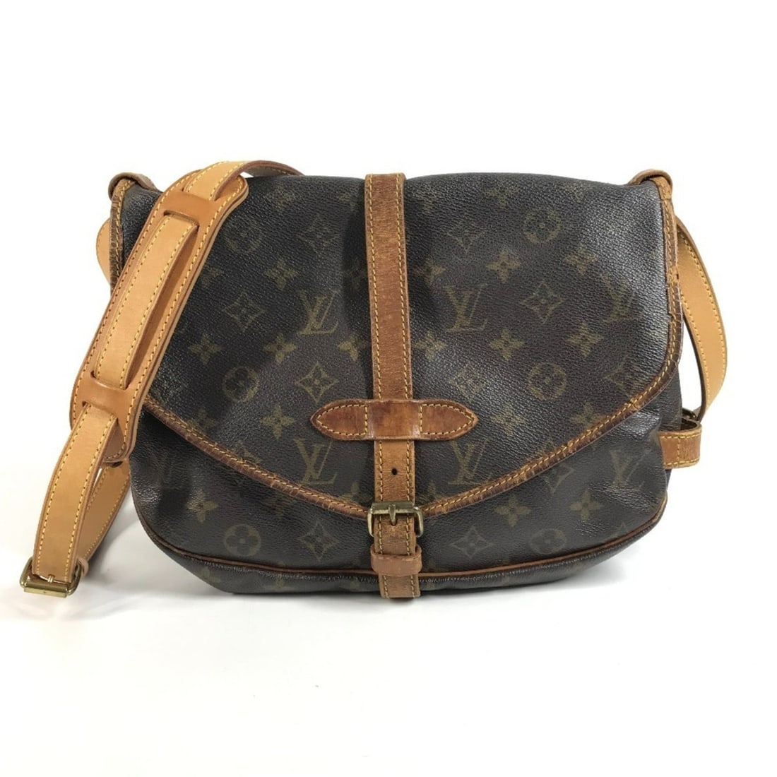 LOUIS VUITTON M42256 Monogram Saumur 30 Flap Bag, Crossbody Shoulder Canvas, Men's, Women's, Brown: --- Catalog ---Category: SizeSize (HxWxD): 21cm x 28cm x 5.5cm / 8.26'' x 11.02'' x 2.16''Category: DesignType: Shoulder bagColor: BrownGender: Men,WomenMaterial: Monogram Category: GeneralMPN: