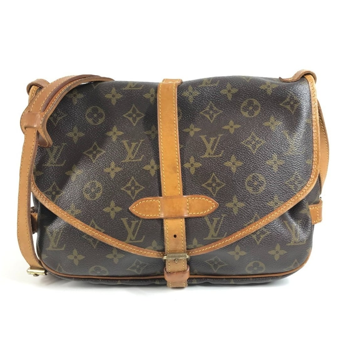 LOUIS VUITTON M42256 Monogram Saumur 30 Flap Bag, Crossbody Shoulder Canvas, Men's, Women's, Brown: --- Catalog ---Category: SizeSize (HxWxD): 21.5cm x 29cm x 5.5cm / 8.46'' x 11.41'' x 2.16''Category: DesignType: Shoulder bagColor: BrownGender: Men,WomenMaterial: Monogram Category: GeneralMPN: