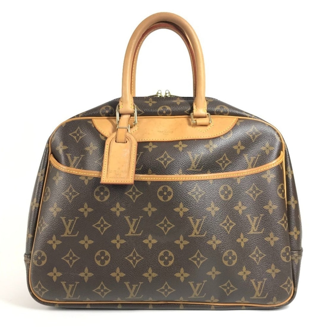 LOUIS VUITTON M47270 Monogram Deauville Bag Tote Mini Boston Handbag Canvas Men's Women's Brown: --- Catalog ---Category: SizeSize (HxWxD): 25.5cm x 33cm x 13cm / 10.03'' x 12.99'' x 5.11''Category: DesignType: Boston bag, Handbag, Tote bagColor: BrownGender: Men,WomenMaterial: Monogram