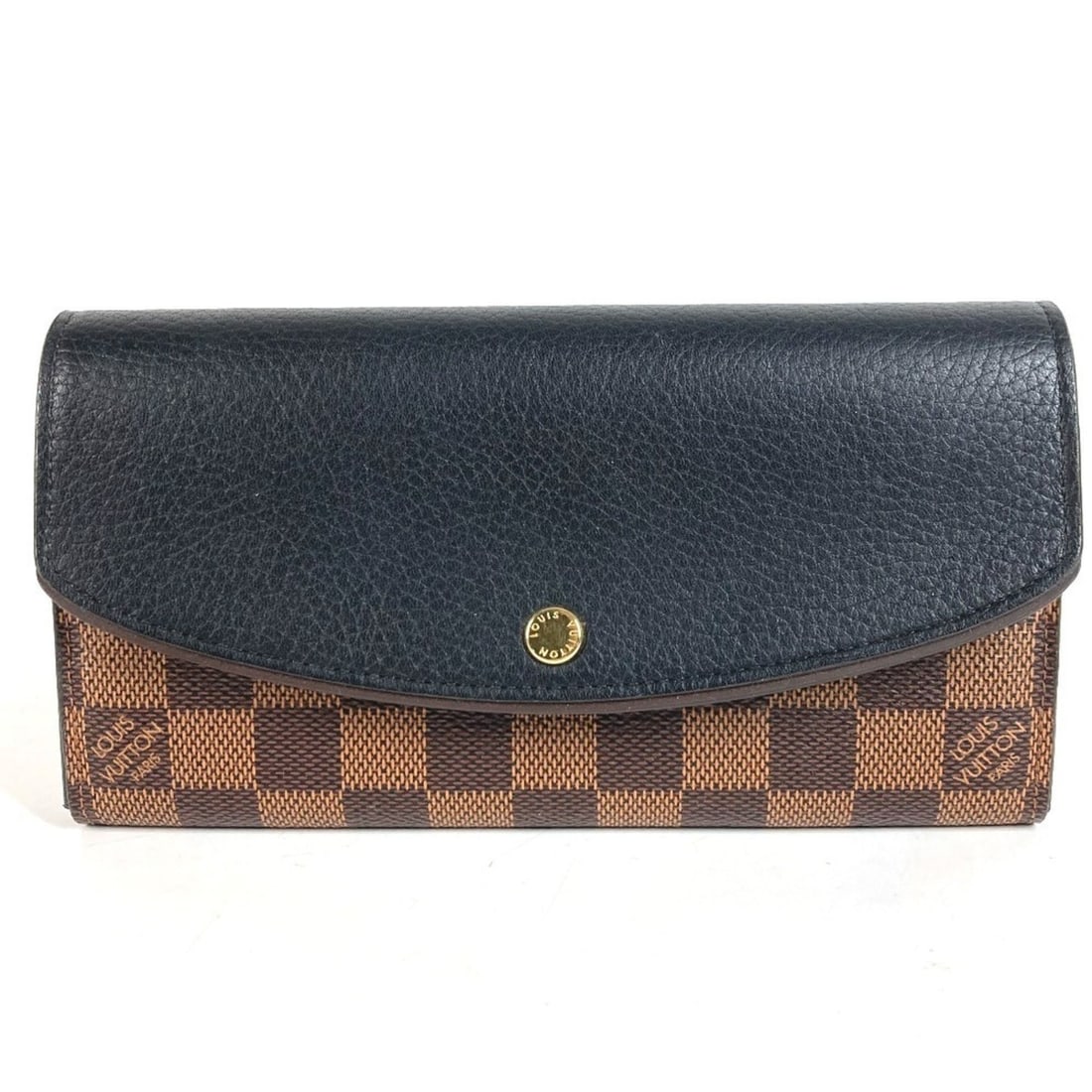 LOUIS VUITTON N61261 Damier Portefeuille Normandie Long Wallet, Flap Closure, Canvas Leather, Men's: --- Catalog ---Category: SizeSize (HxWxD): 10.5cm x 19cm / 4.13'' x 7.48''Category: DesignType: Long wallet (bi-fold)Color: Black, BrownGender: Men,WomenMaterial: Damier Canvas Category: GeneralMPN: N