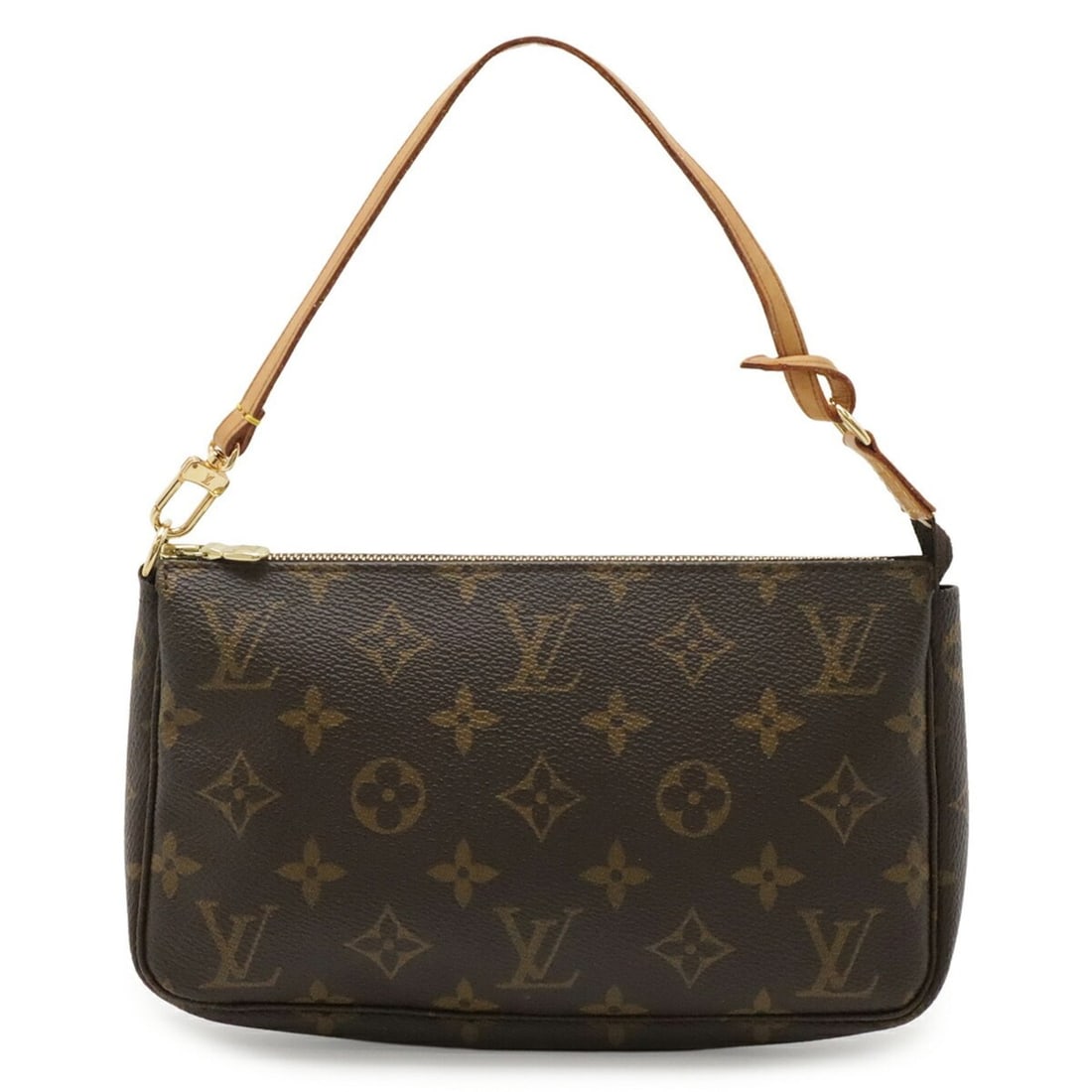 LOUIS VUITTON Louis Vuitton Monogram Pochette Accessoires Handbag Pouch - Bag M51980: --- Catalog ---Category: SizeWeight: 110g / 3.88oz.Size (HxWxD): 13cm x 21.5cm x 4cm / 5.11'' x 8.46'' x 1.57''Category: DesignType: Handbag, PochetteColor: BrownGender: WomenMaterial: Monogram Catego