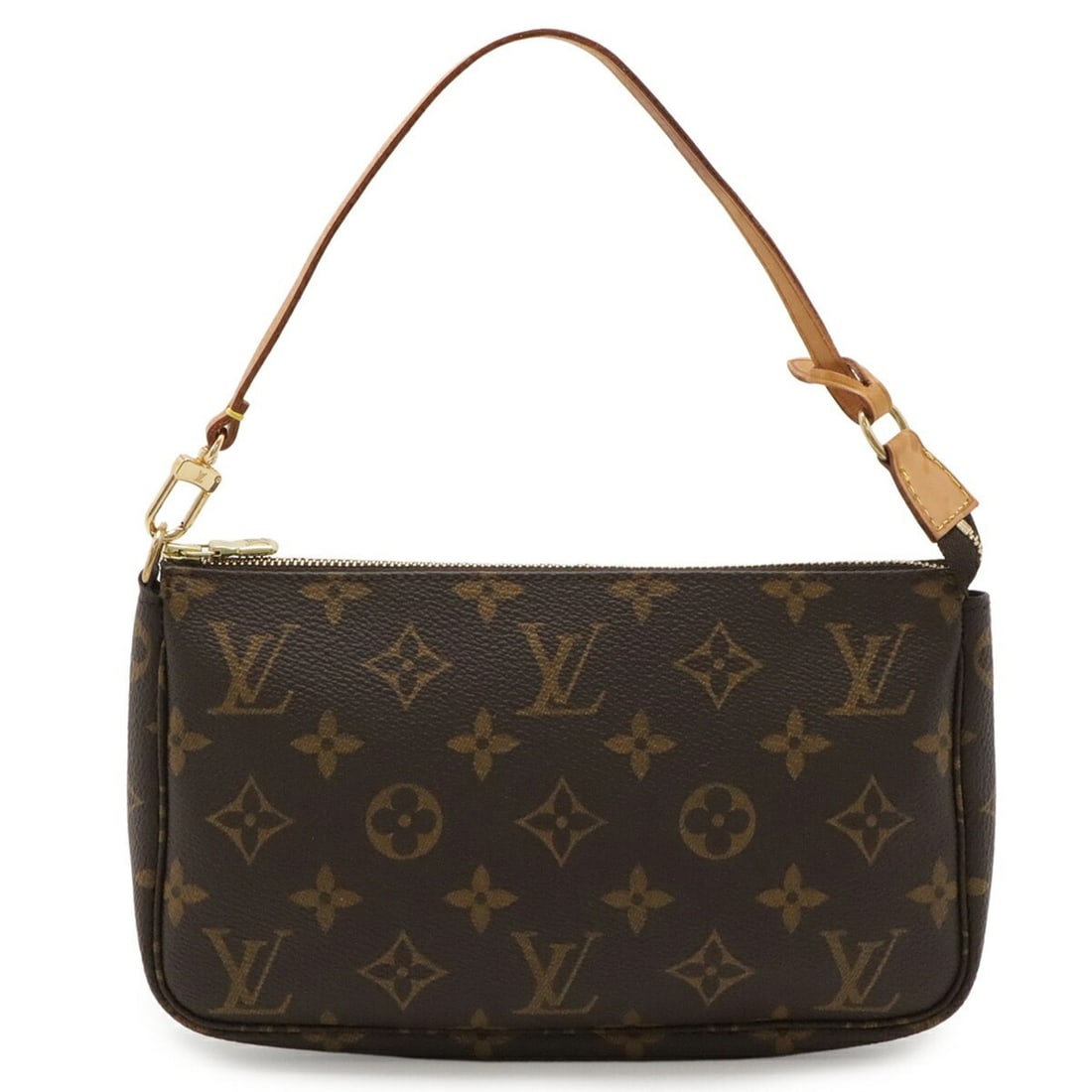 LOUIS VUITTON Louis Vuitton Monogram Pochette Accessoires Handbag Pouch - Bag M51980: --- Catalog ---Category: SizeWeight: 110g / 3.88oz.Size (HxWxD): 13cm x 21.5cm x 4cm / 5.11'' x 8.46'' x 1.57''Category: DesignType: Handbag, PochetteColor: BrownGender: WomenMaterial: Monogram Catego