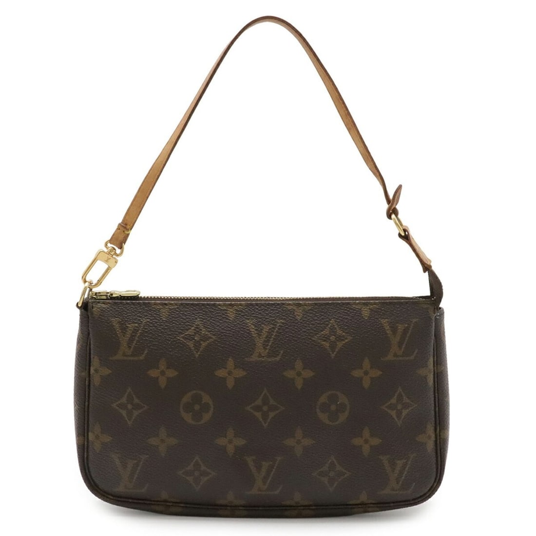 LOUIS VUITTON Louis Vuitton Monogram Pochette Accessoires Handbag Pouch - Bag M51980: --- Catalog ---Category: SizeWeight: 110g / 3.88oz.Size (HxWxD): 12.5cm x 21.5cm x 4cm / 4.92'' x 8.46'' x 1.57''Category: DesignType: Handbag, PochetteColor: BrownGender: WomenMaterial: Monogram Cate
