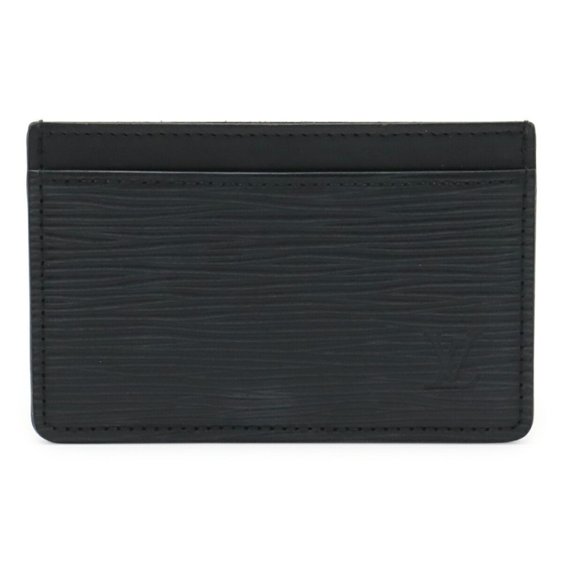 LOUIS VUITTON Louis Vuitton Epi Portecarte Simple Business Card Holder/Card Case/Pass Case Holder: --- Catalog ---Category: DesignType: Business card caseColor: Black, NoirGender: Men,WomenMaterial: Epi leather Category: GeneralLine: EpiBrand: Louis VuittonCategory: Physical PropertiesSize (HxWxD):