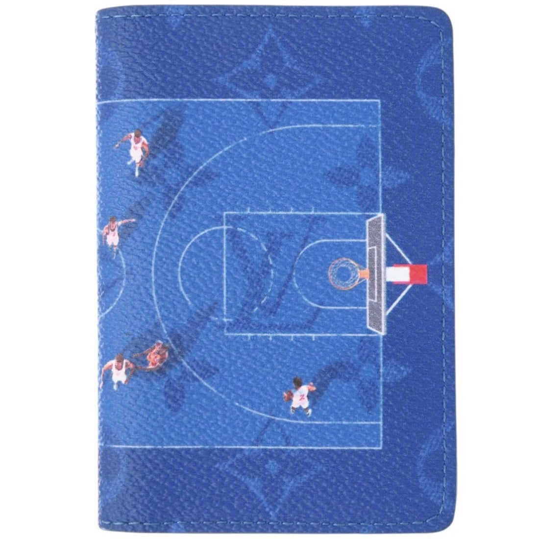 Like New Louis Vuitton Organizer de Poche Basketball Monogram M26798 IC Blue Business Card (1 of 10)