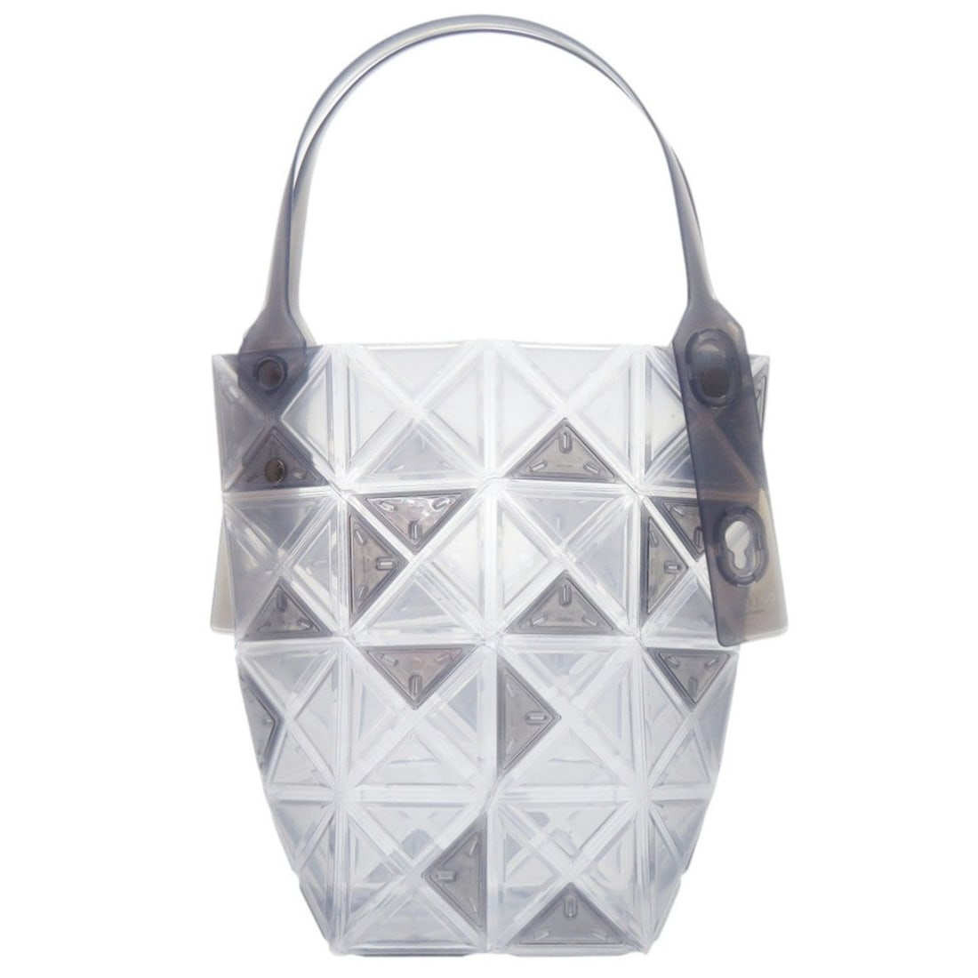 Excellent condition Issey Miyake DAZZLE clear tote bag, polypropylene, handbag, 1715ISSEY MIYAKE: --- Catalog ---Category: SizeSize (HxWxD): 23cm x 23cm x 12cm / 9.05'' x 9.05'' x 4.72''Category: DesignType: HandbagColor: ClearGender: WomenMaterial: Plastic , Polypropylene Category: GeneralBrand: 