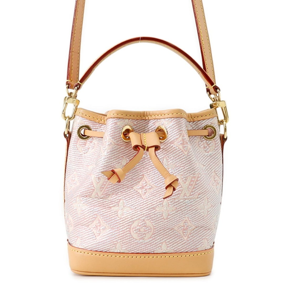 Louis Vuitton handbag, Monogram Laminated Jacquard Nano Noe M82427, LOUIS VUITTON, 2-way, sale item, (1 of 17)